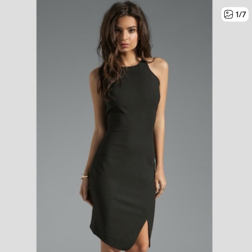 Elizabeth and James Black Mini Dress